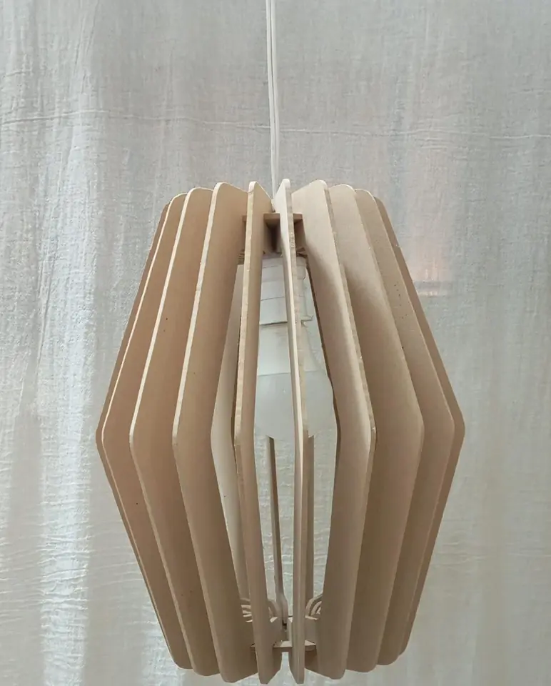 Lampara mdf