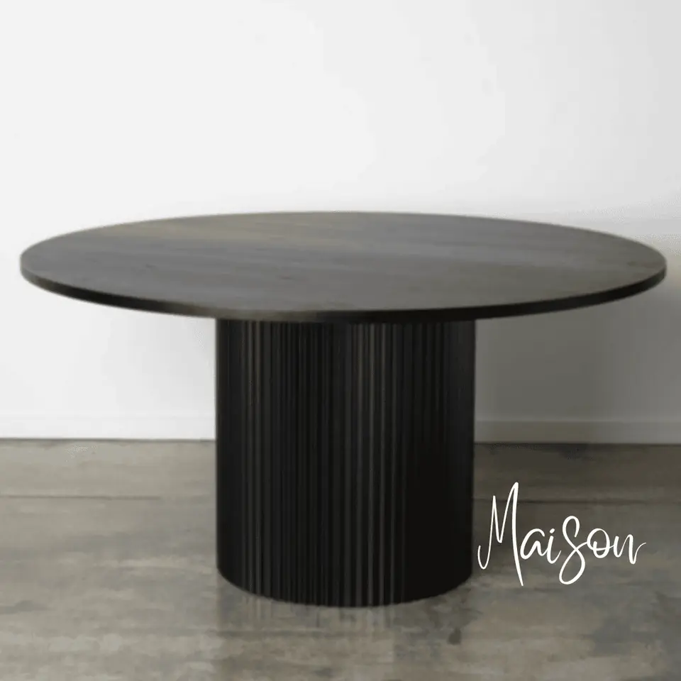 Mesa Madrid  negra 120 cm