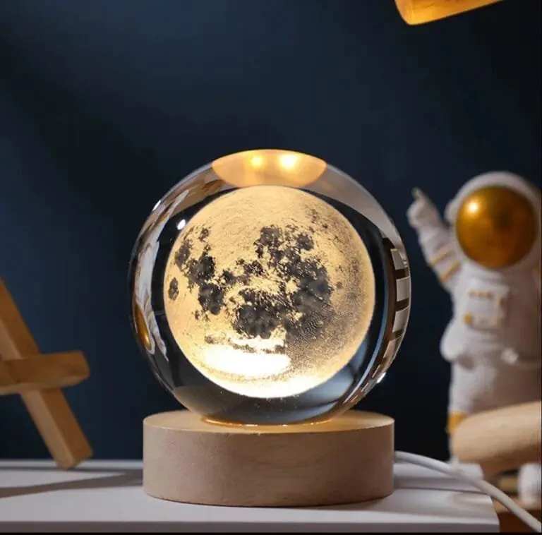 Esfera led 3D luz luna