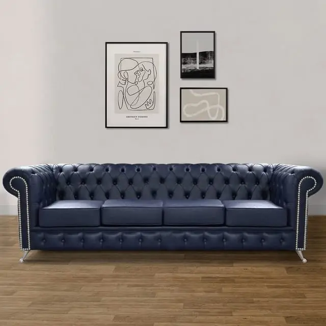 Sillon Chesterfield Tradicional 4 cuerpos