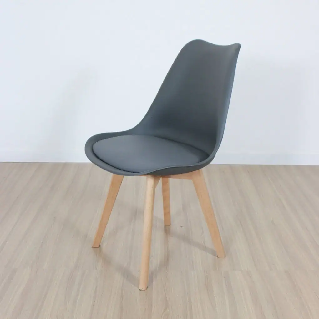 Silla De Comedor tulip gris