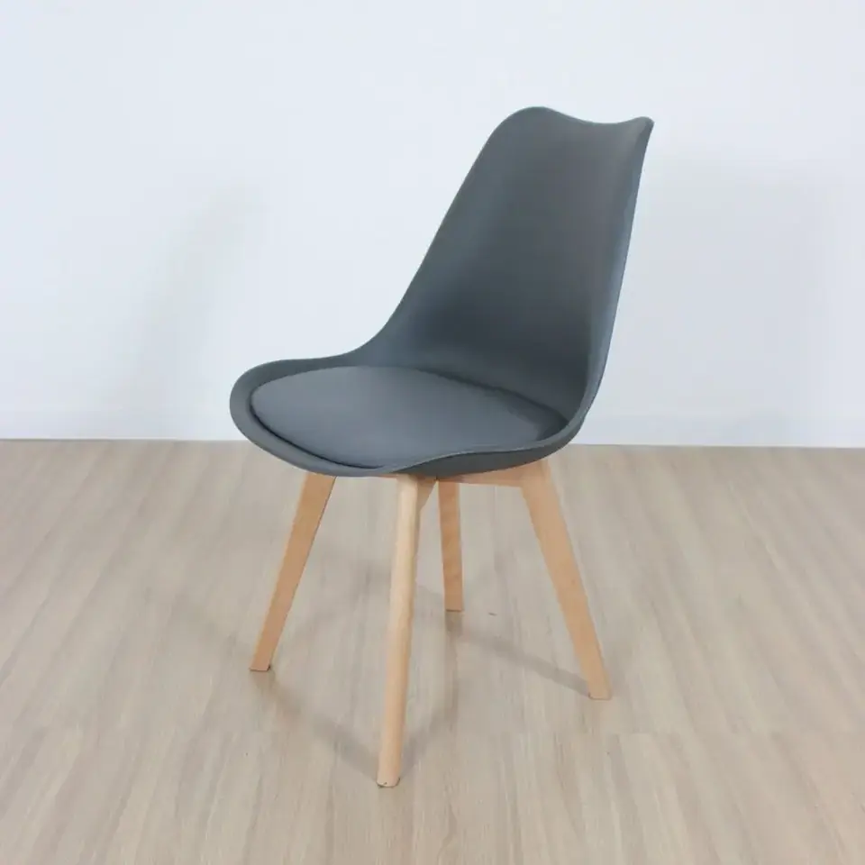 Silla De Comedor tulip gris