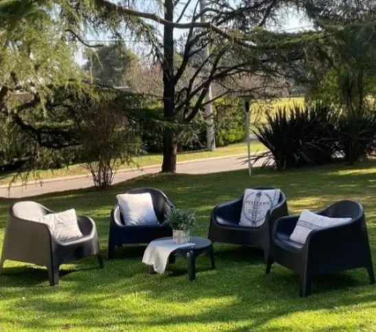 Set de jardín skarpo negro