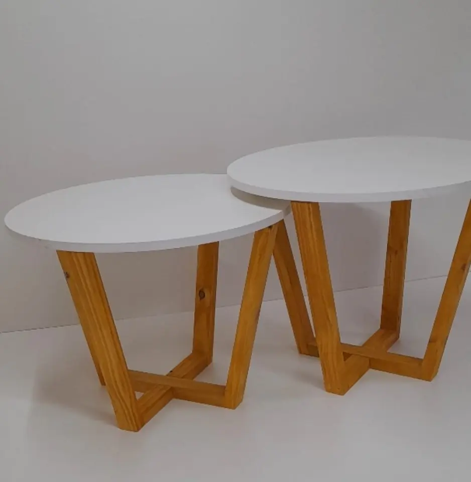 Set Mesas ratonas circulares