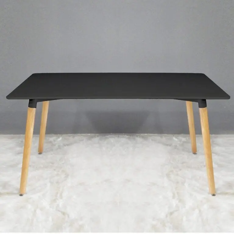 Mesa Eames Rectangular 140x80 negra