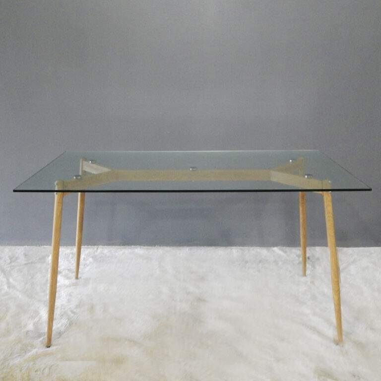 Mesa Tulip Vidrio 140x80 cm