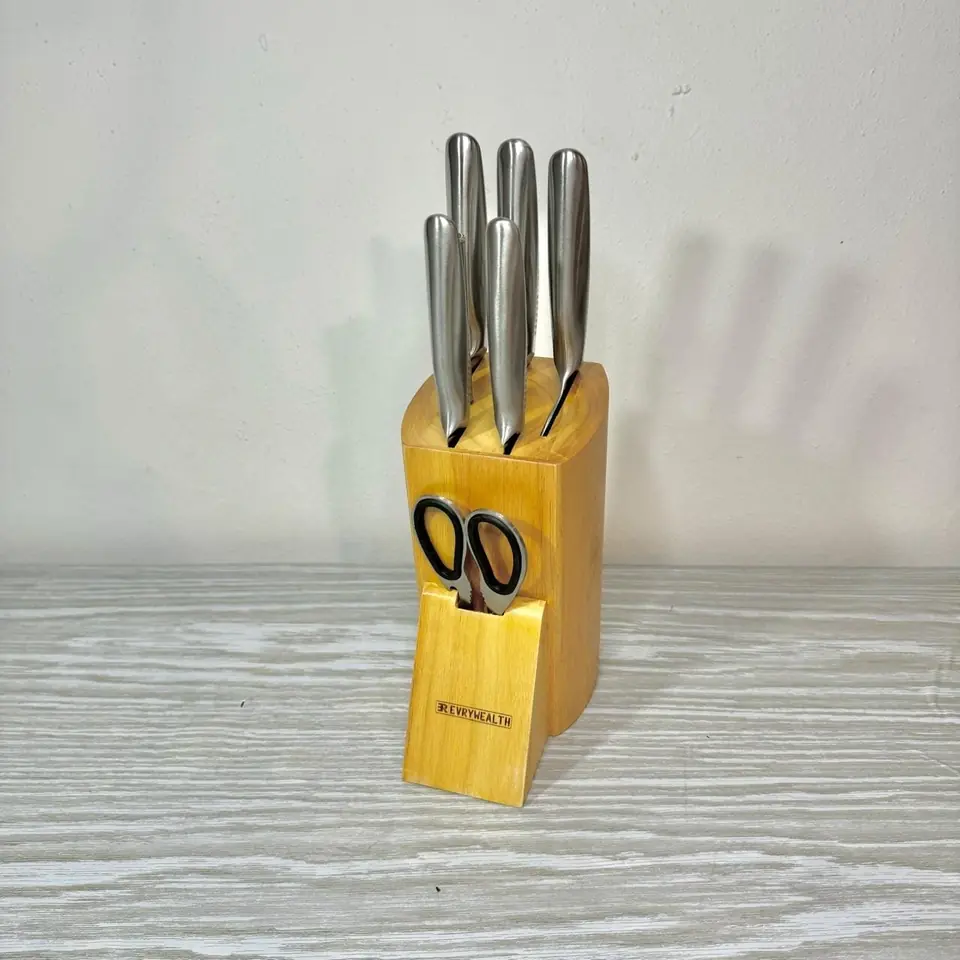 set de cuchillos alfoso 7 piezas y taco