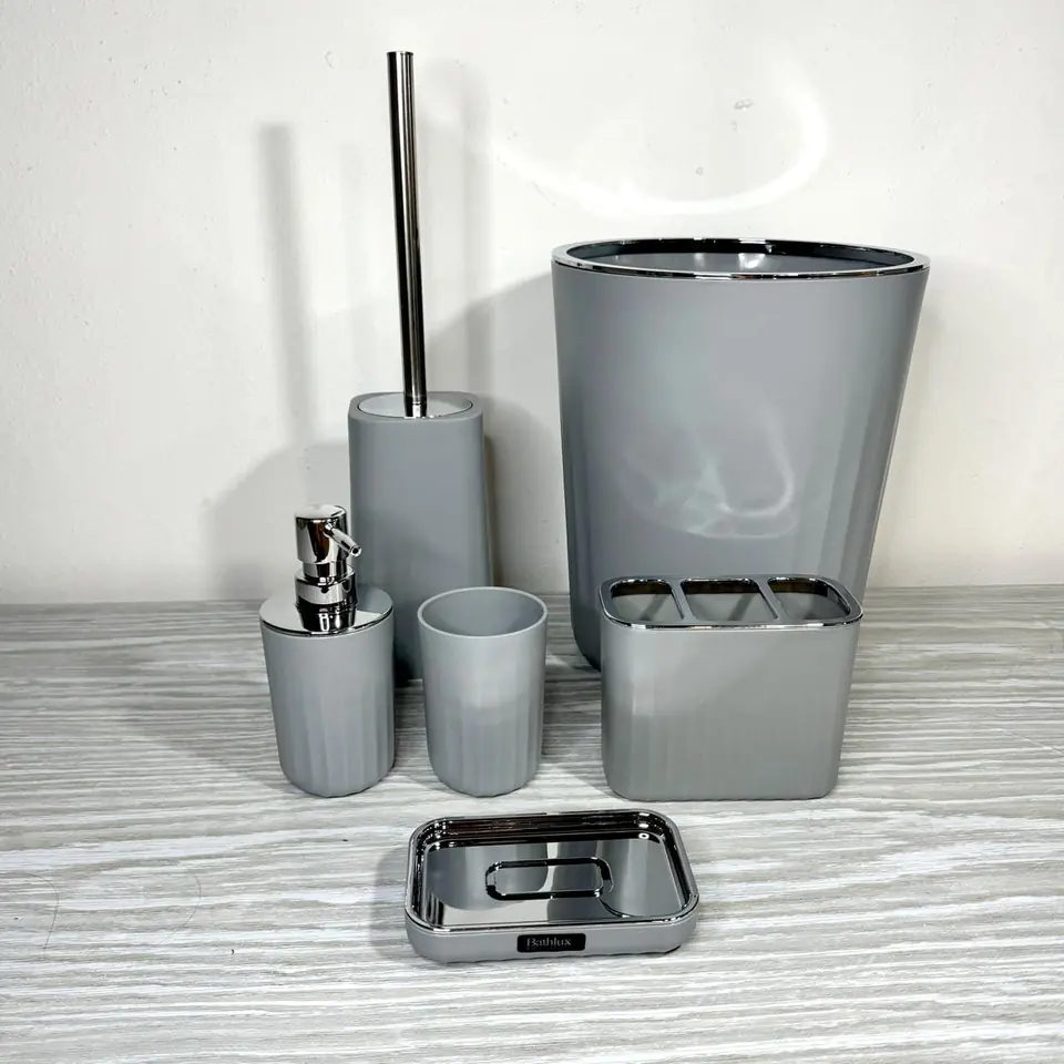 set de baño cora 6 piezas