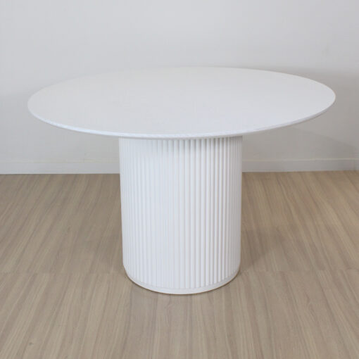 Mesa Madrid  blanca 120 cm