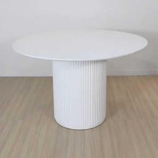 Mesa Madrid  blanca 120 cm
