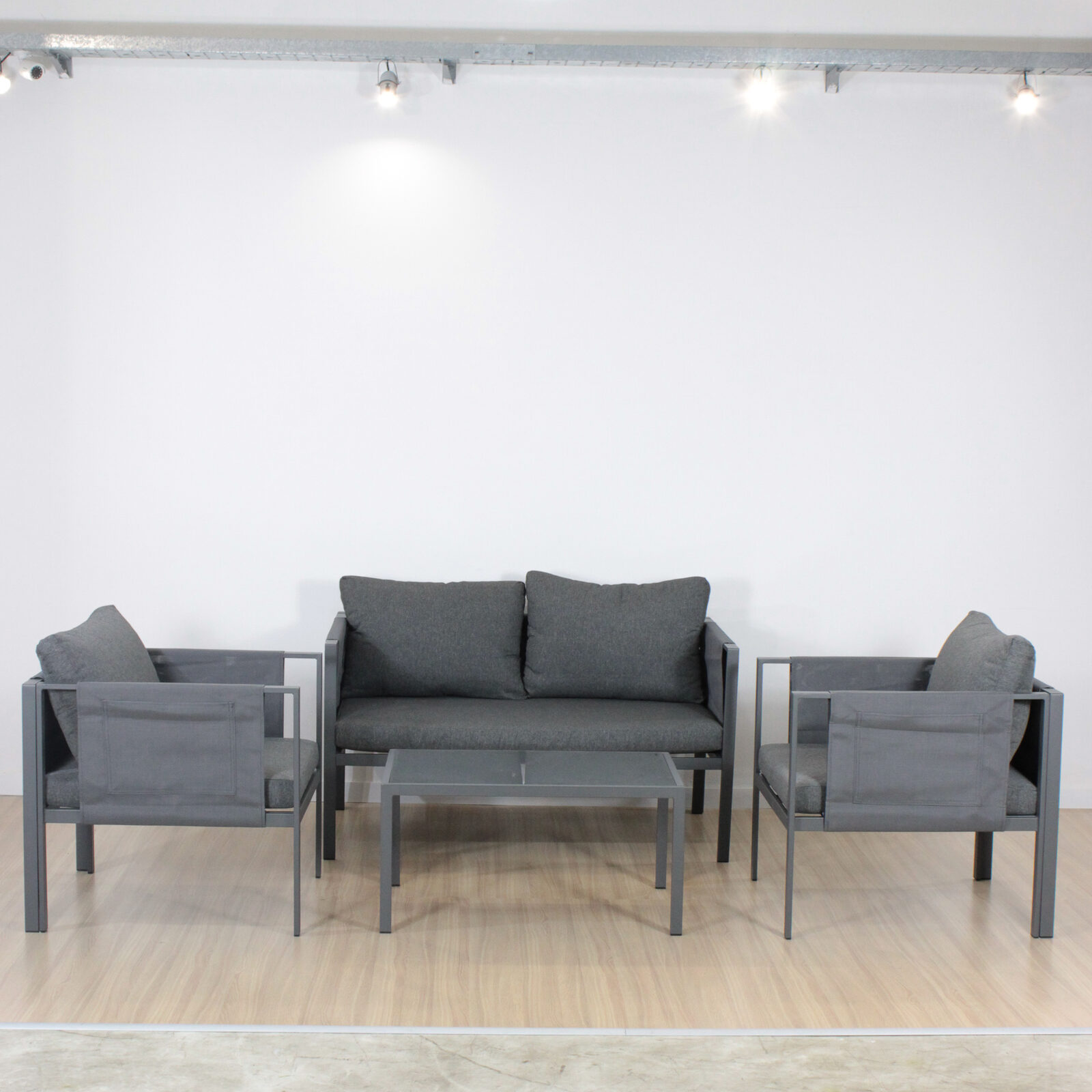Set de exterior, sillones y mesita para jardín