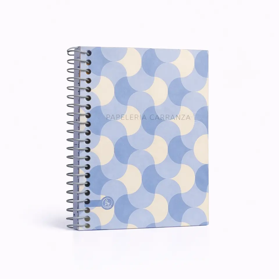 Libretas c/ espiral Ry Design CELESTE Num 20 (De Bolsillo) ** CON INDICE ** Rayadas 40 Hojas