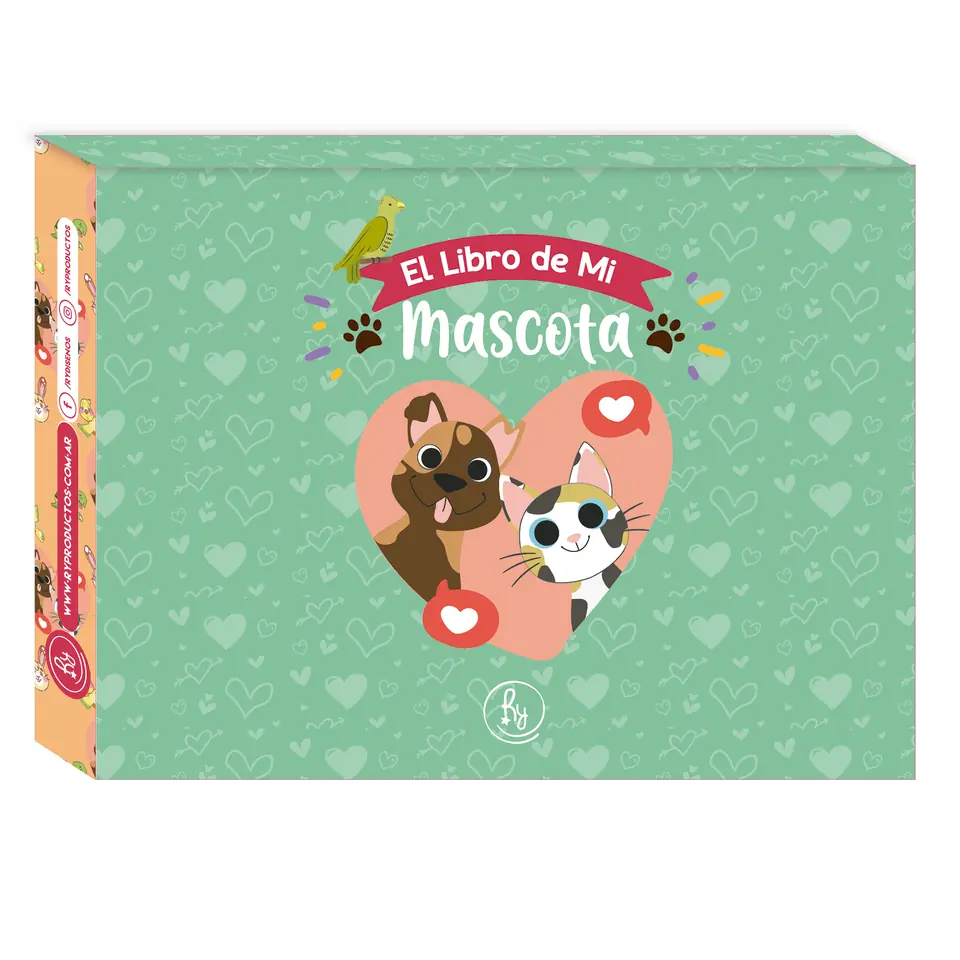 Album Libro de mi Mascota "Verde" RY DESIGN