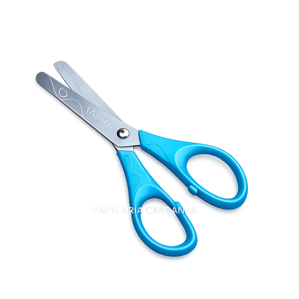 TIJERAS * MAPED ESCOLAR AZUL * ESSENTIALS 13 CM - CALIDAD -