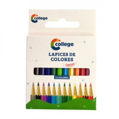 Mini Lapices College x 12 Cortos