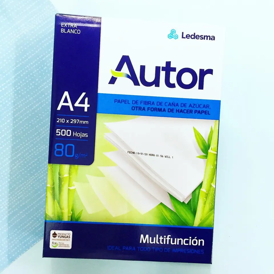 Resma de Papel " Autor " A4 80 Gr