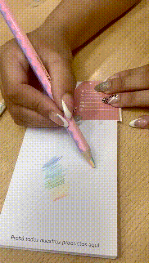 LAPIZ JUMBO BRW * ARCOIRIS PASTEL * RAINBOW (GRUESO)