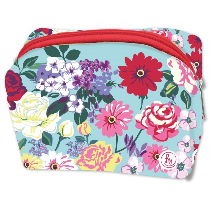 CARTUCHERAS NEOPRENE "FLOREADA" RY TAMAÑO MEDIANO (LAVABLES)
