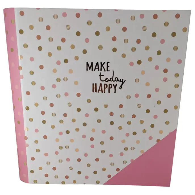 Carpetas 3 anillos " MAKE TODAY HAPPY " LOBO