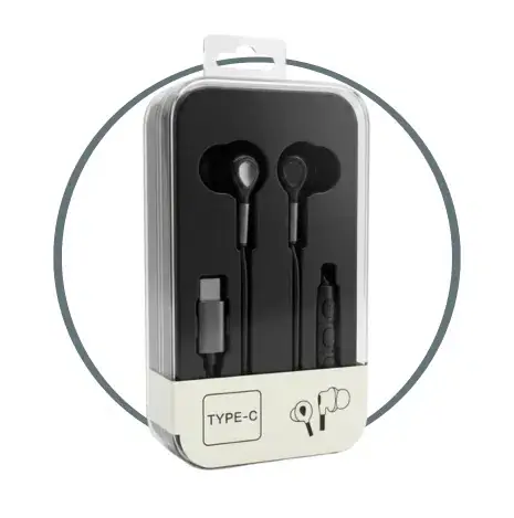 Auriculares ** YEXA TIPO C ** - (Con Gomita)