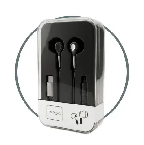 Auriculares ** YEXA TIPO C ** - (Sin Gomita, Tipo Samsung)