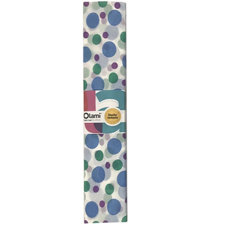 PAPEL CREPE FANTASIA - CIRCULOS -