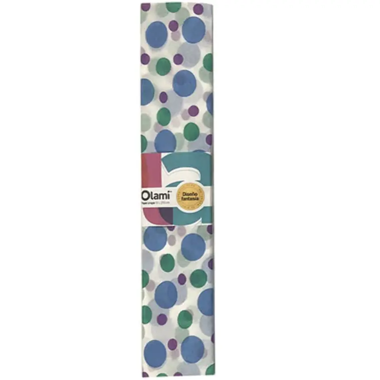 PAPEL CREPE FANTASIA - CIRCULOS -