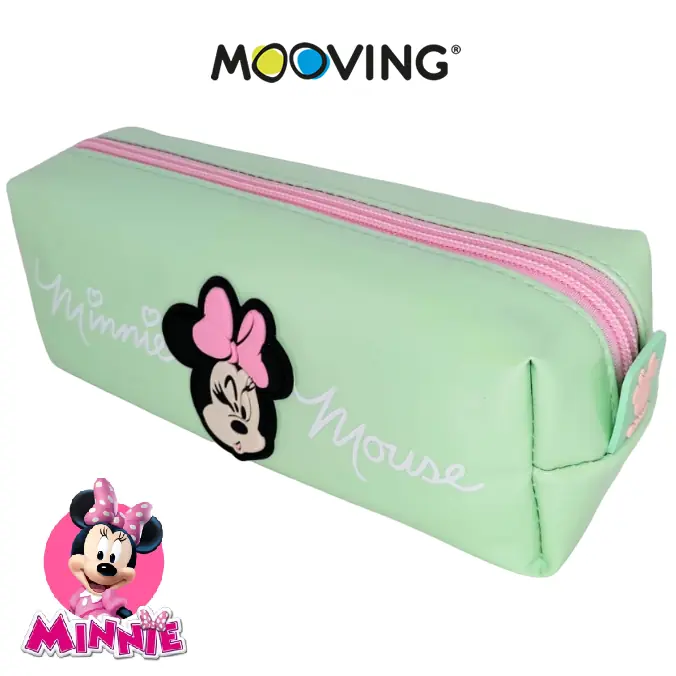 CARTUCHERAS MOOVING "MINNIE M0USE" RECTANGULAR PASTEL