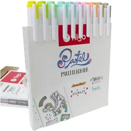 Resaltadores Filgo x10 "PASTEL COLLECTION" MULTILIGHTER **Doble Punta** (NUEVOS)