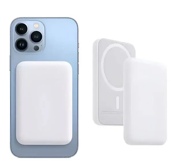 Cargador Portátil Inalámbrico * TREQA TR-952 * Magnético 5000 Mah (Incluye Aro magnético c/ adhesivo)