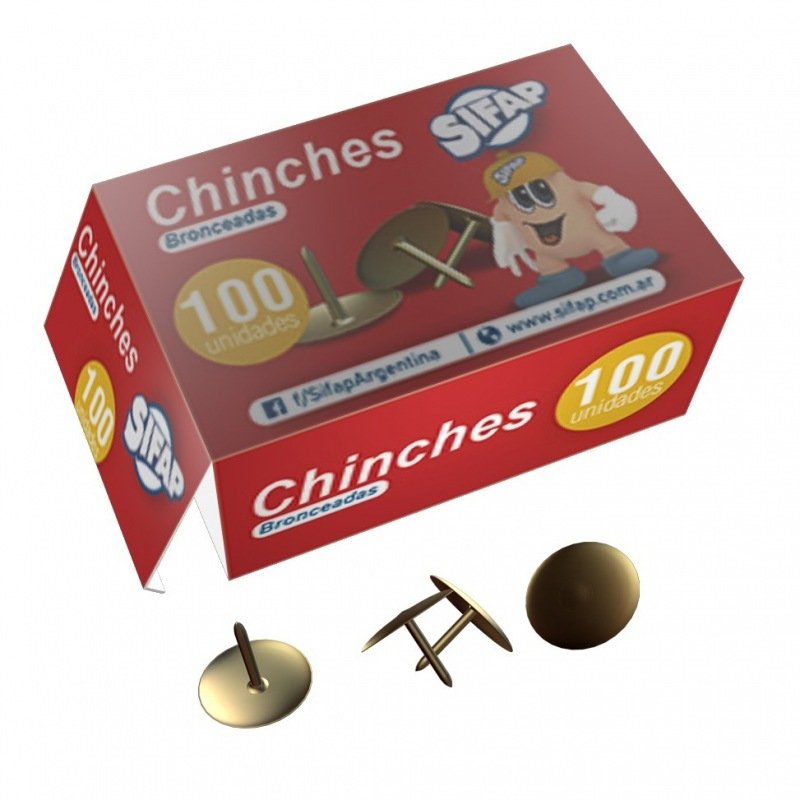 Chinches Sifap Cajita x 100 unidades