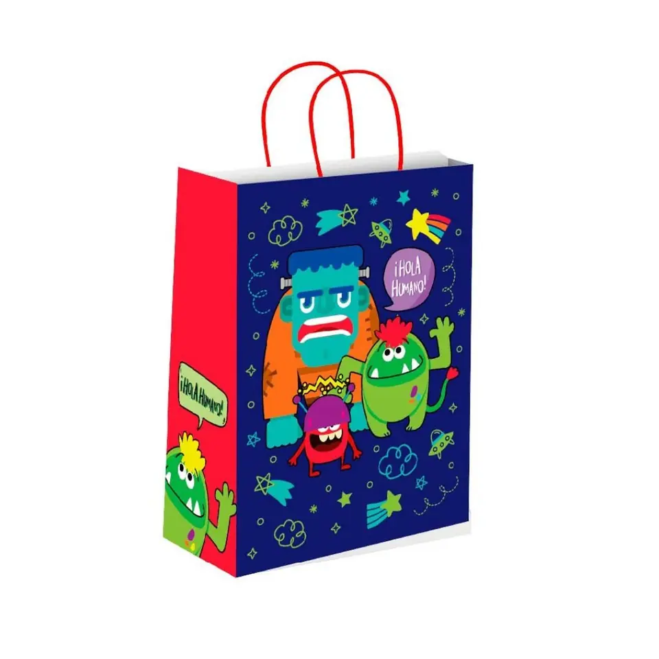 BOLSAS DE REGALO " MONSTER " Tamaño 18 x 20