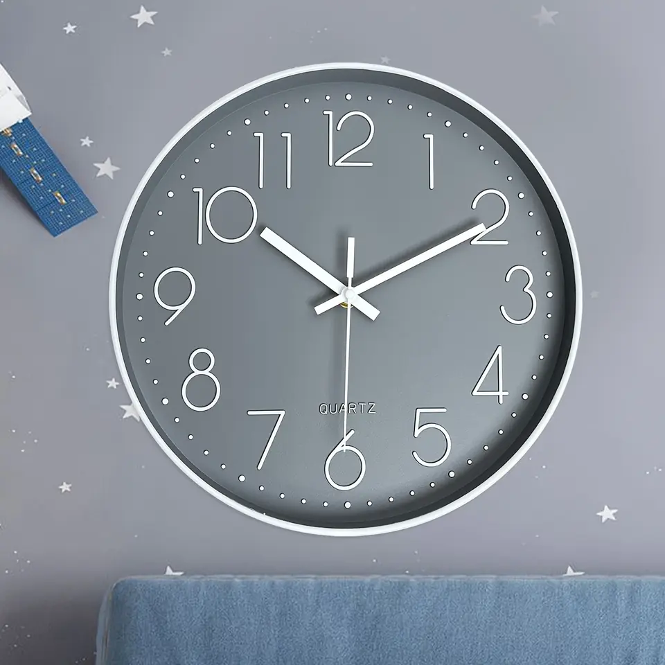 Reloj para Pared Grande - Blanco - Redondo