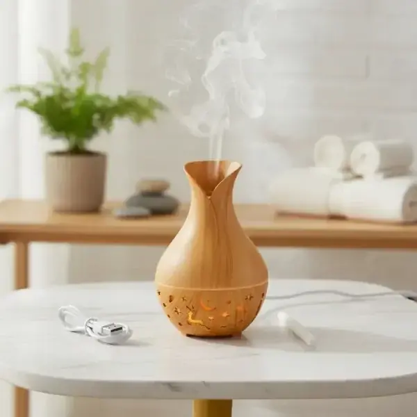 Humidificador * Madera * C/ Luz Led