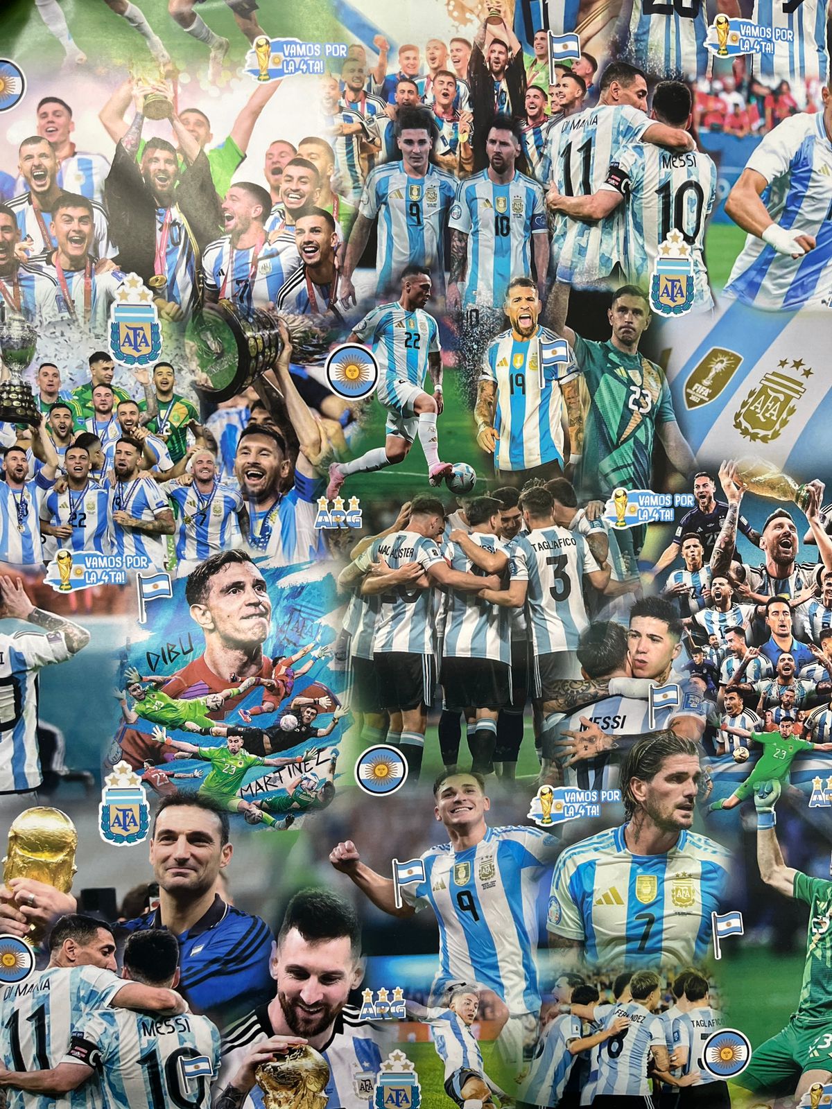 Papeles de Forrar Fantasía *SELECCION ARGENTINA* AFA