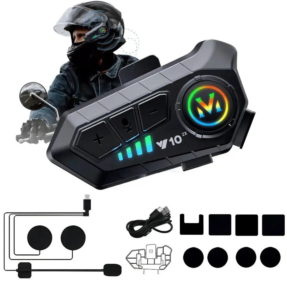 Auriculares para Casco de Moto - S10 JEUBE - IP65 (Resistente al agua y polvo)