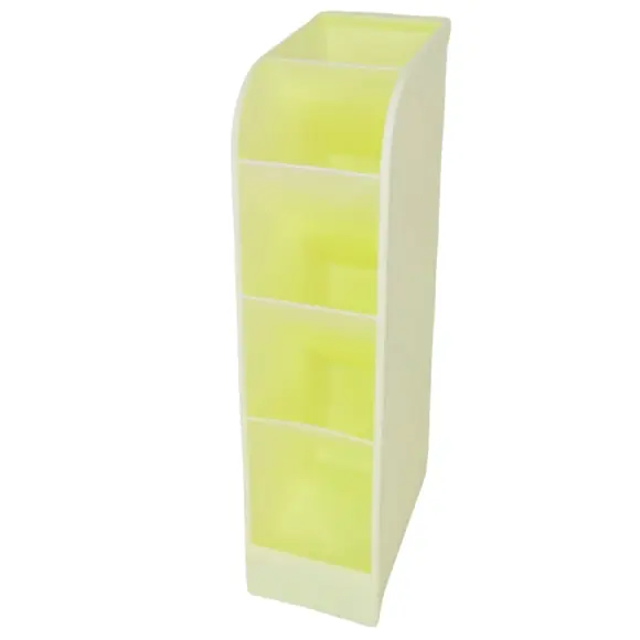 Organizadores de Escritorio "Amarillo Pastel" 5 Compartimientos