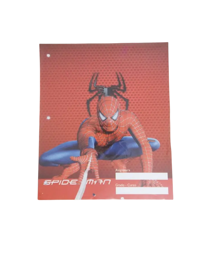 Separadores de Materias "Spider Man" Tamaño Escolar (Fantasia) Hombre Araña