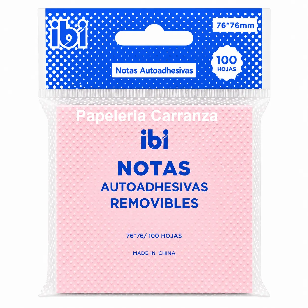 Notas Adhesivas IBI CRAFT " Rosa Pastel " 75 x 75