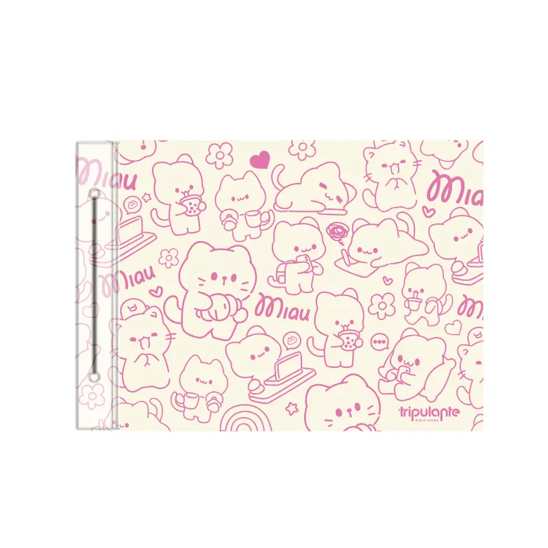 Tapa de Carpeta de dibujo N5 " MIAU MIAU GATITOS " TRIPULANTE