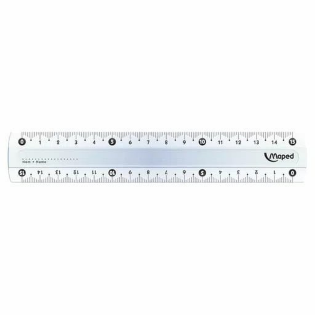 Regla Rígida MAPED 15 cm x Unidad