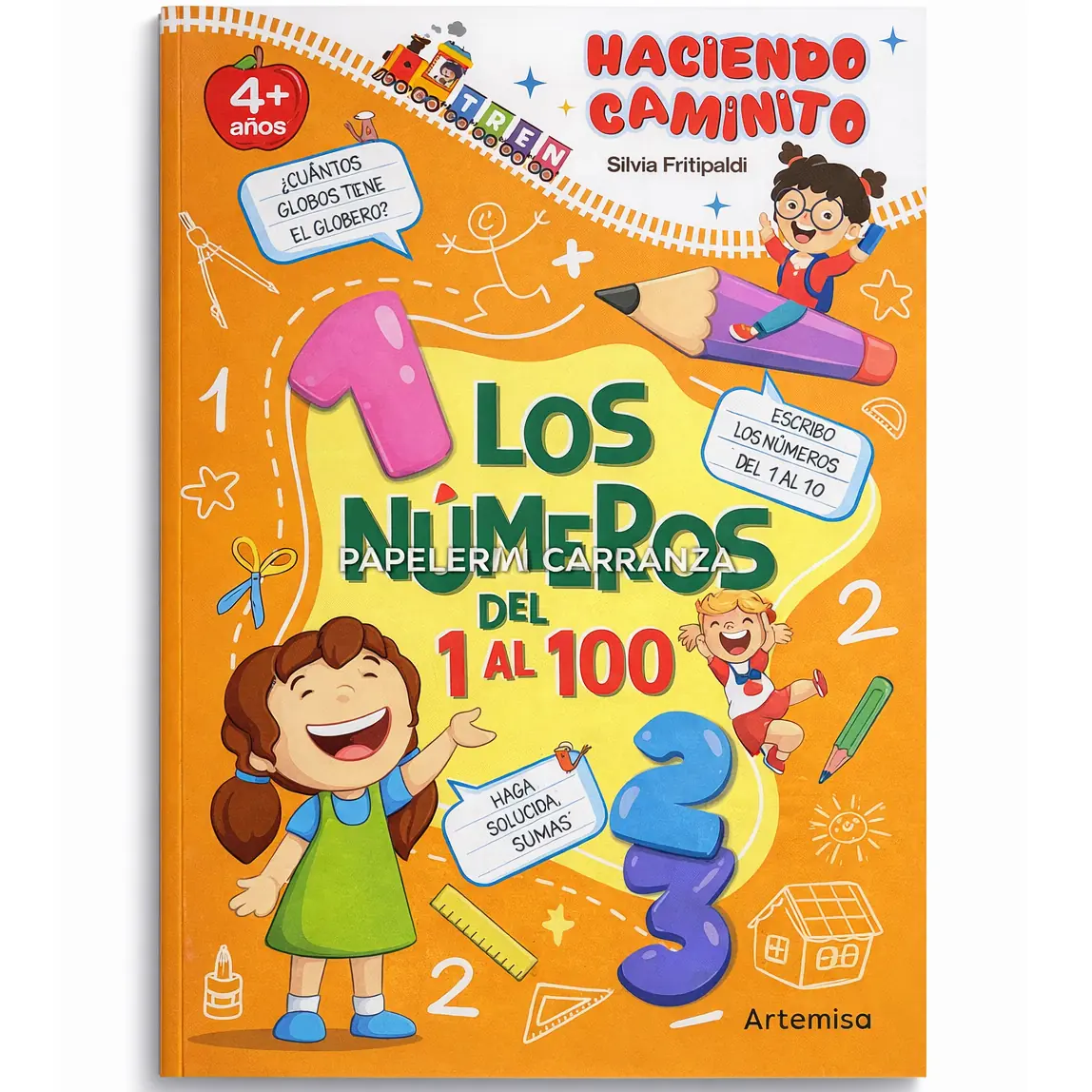 Librito Artemisa " LOS NUMEROS " Educativo 29x21 Aprende con Divertidas Actividades
