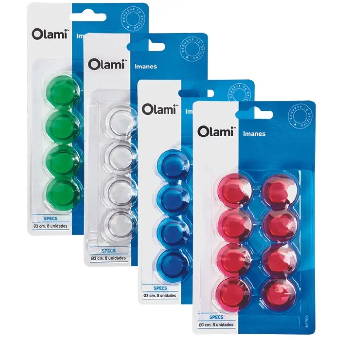 Imanes OLAMI 3 cm x 8 unidades