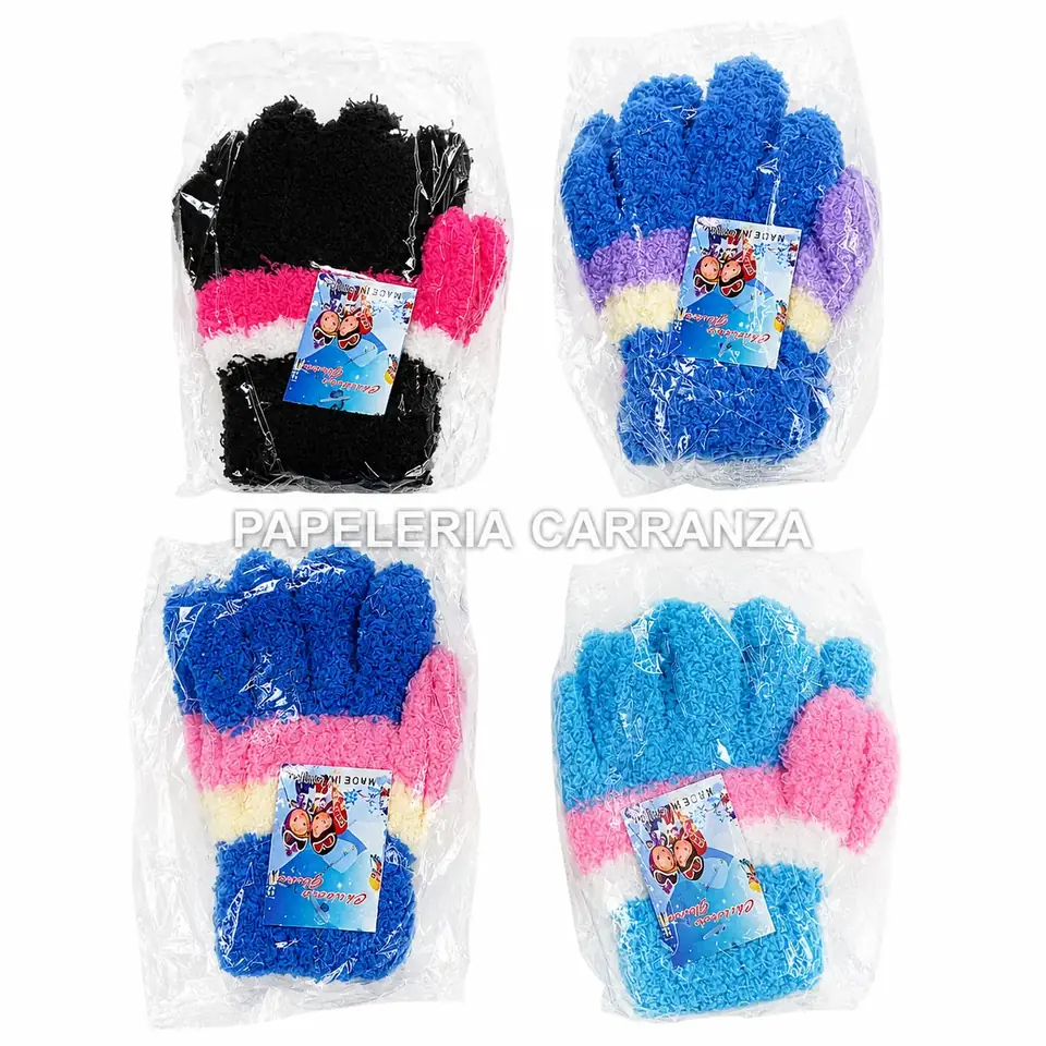 GUANTES INFANTILES POLARES DE COLORES