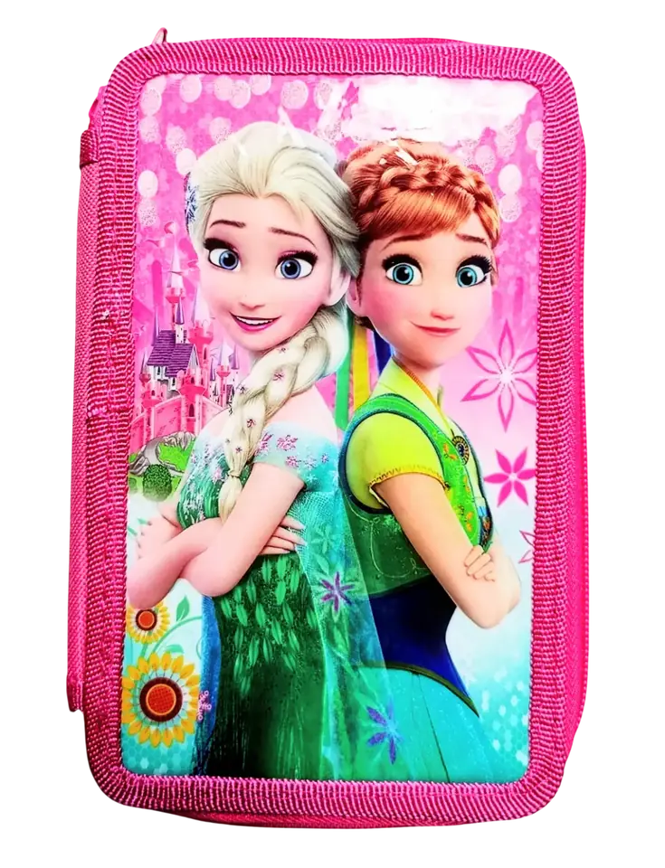 CARTUCHERAS "FROZEN" 2 PISOS + UTILES