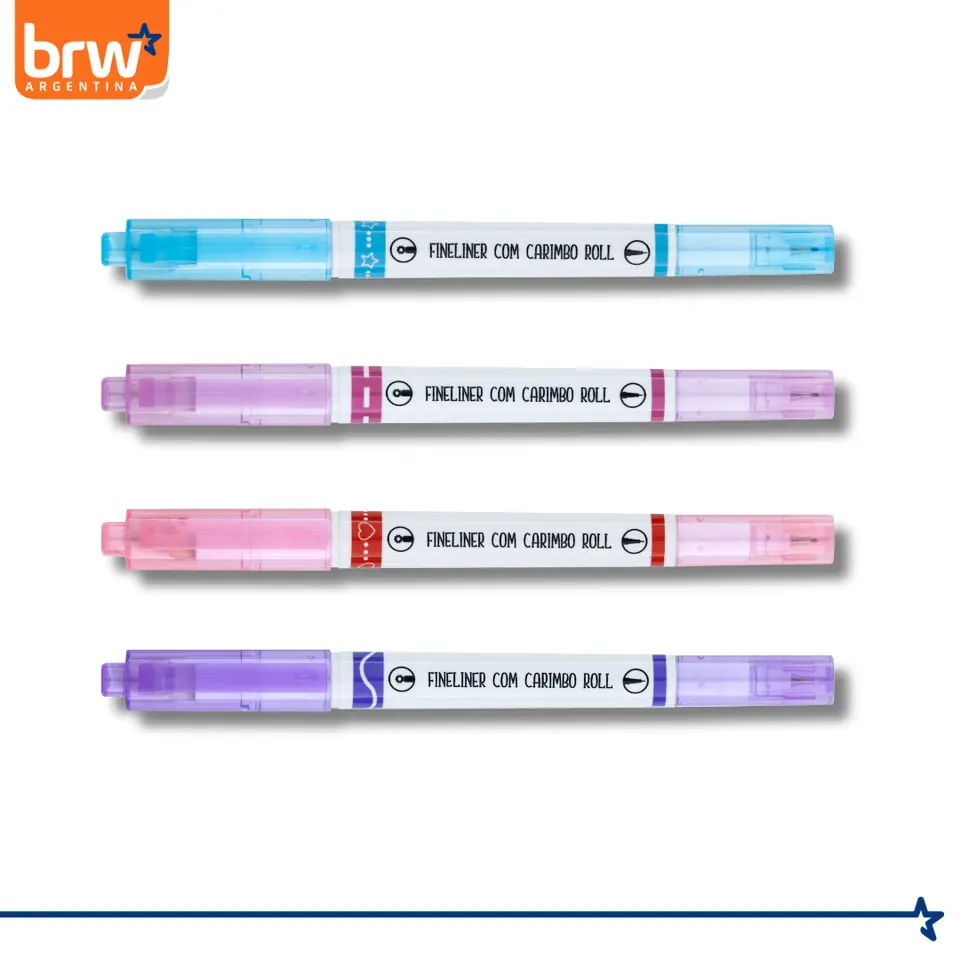 Microfibra BRW - Con Sello Roller - 0.4mm (Doble Punta)