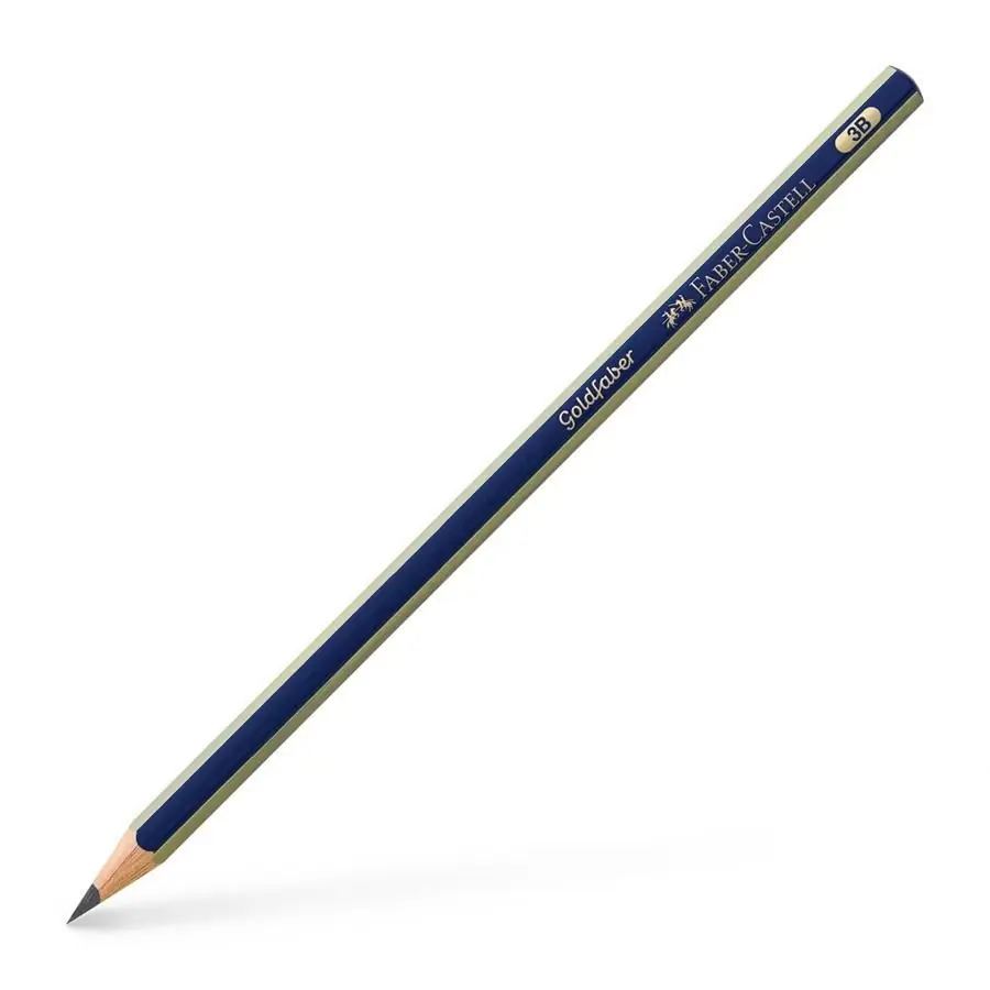 Lapiz Tecnico Negro GOLD FABER Grafito PREMIUM ** PARA DIBUJO ** x unidad