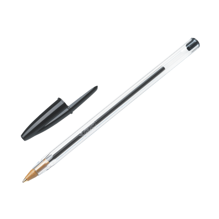 Lapicera Bic - Trazo Medio Cristal NEGRO - 1.0 mm x Unidad