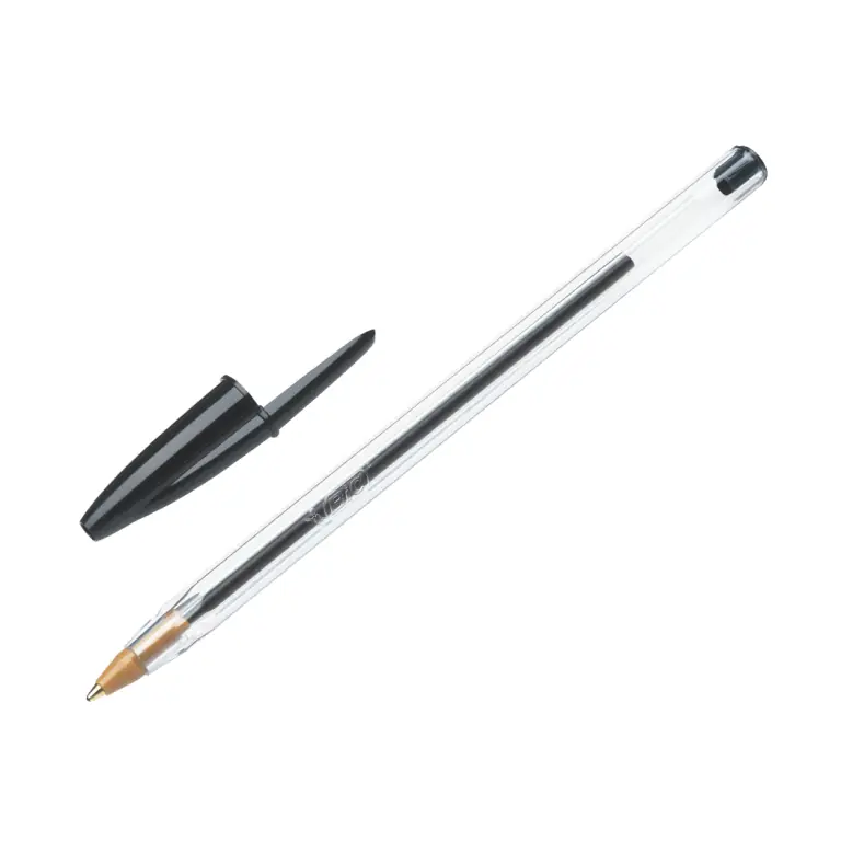 Lapicera Bic - Trazo Medio Cristal NEGRO - 1.0 mm x Unidad