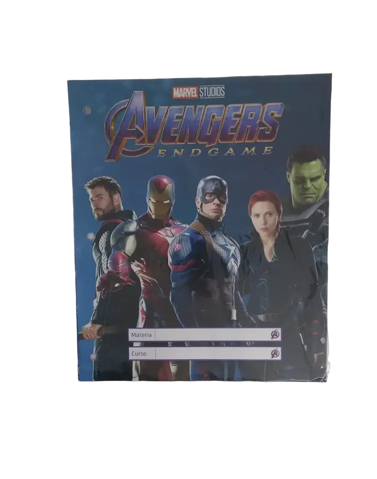 Separadores de Materias "Avengers" Tamaño Escolar (Fantasia) Vengadores Marvel